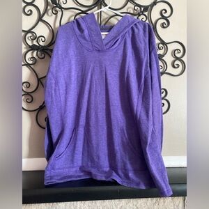 Anvil Purple and Ladies Hoodie